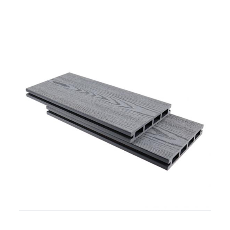 SRL-DEK 146*23mm 木目調仕上げグレー中空複合デッキボード